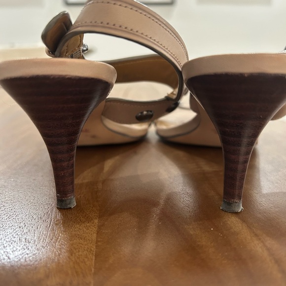 Coach Women's Tan Sandals with Graffiti Studs - Picture 5 of 10